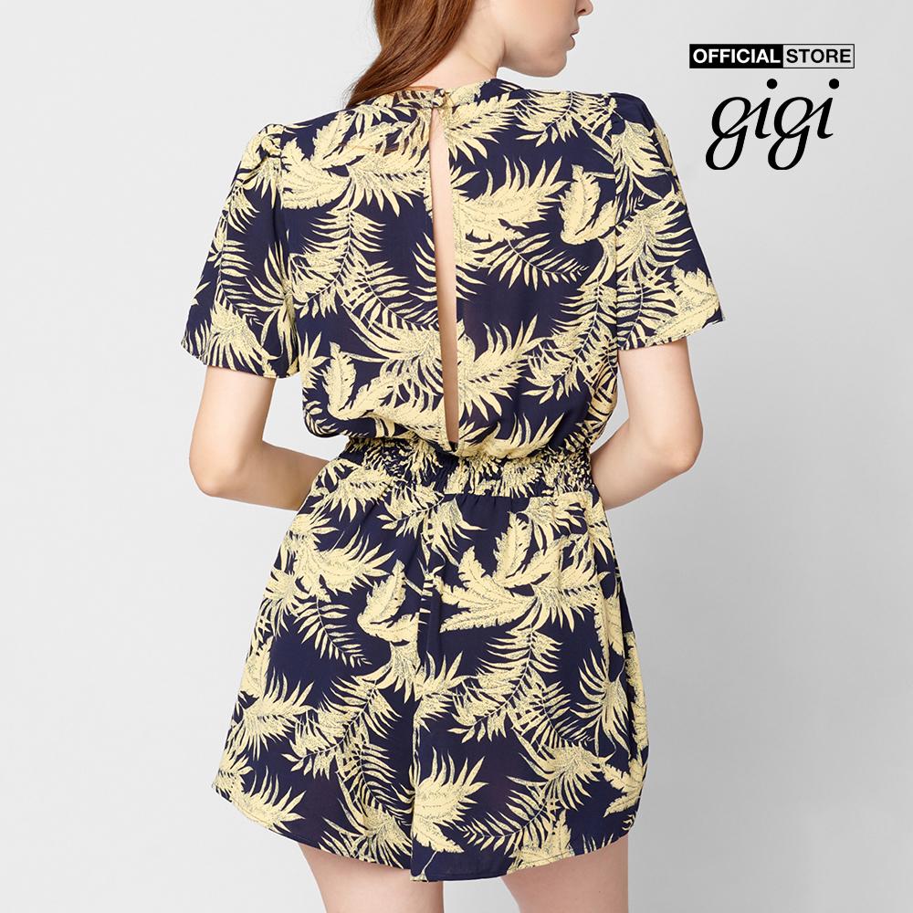 GIGI - Playsuits nữ ngắn tay khoét lưng hiện đại G2206S211608