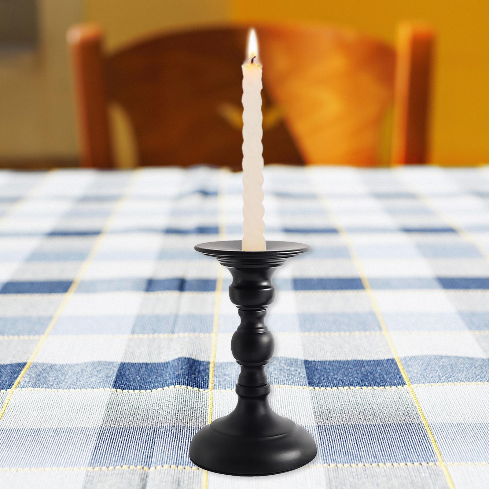 Pillar Candle Holder Decorative for Wedding Candlelight Dinner Home