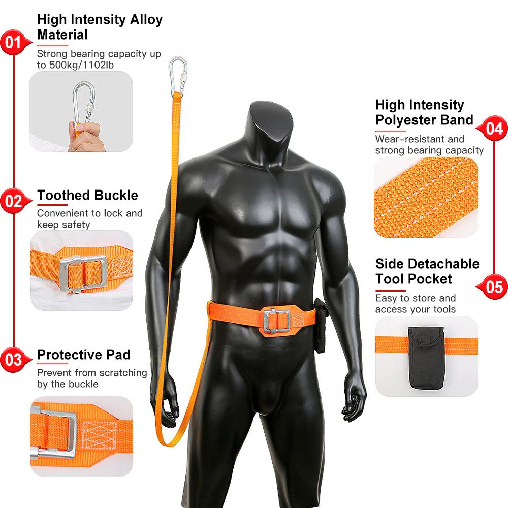 Dây Đai An Toàn Lao Động Trên Không Độ Bền Cao