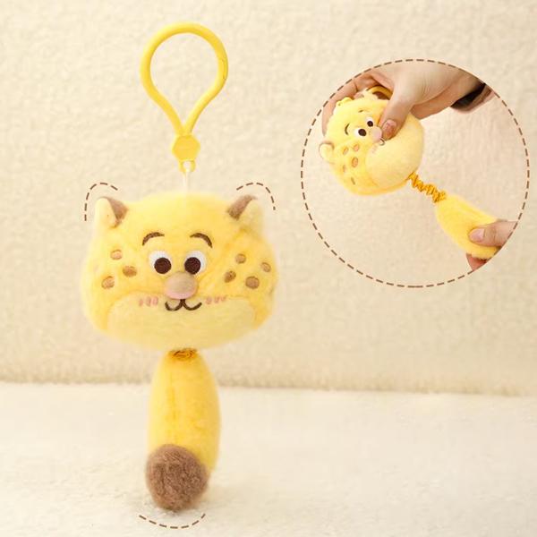 Móc Khoá Thú Bông Zootopia - WanLongDa HWJD1849 - Báo Clawhauser