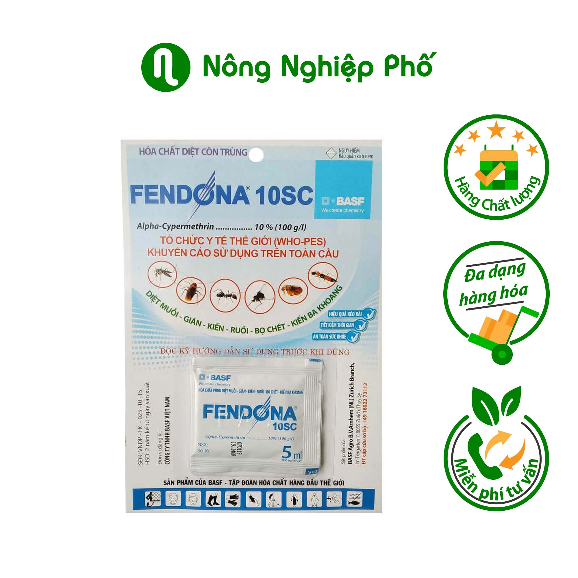 Bẫy diệt côn trùng Fendona 10SC