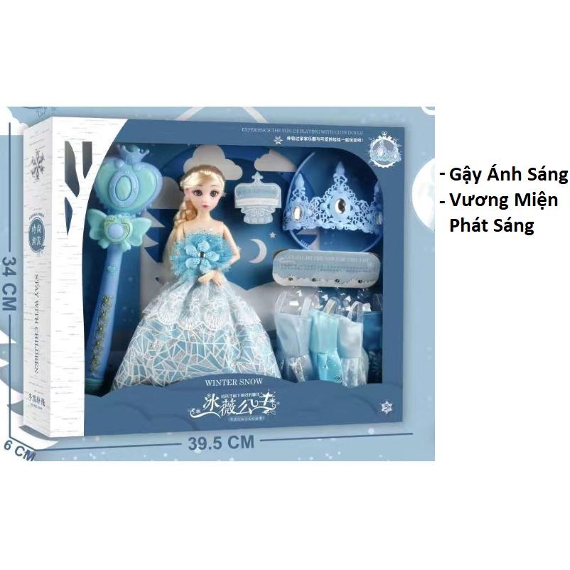 Búp bê ELSA Kèm Phụ Kiện Đồ Chơi Búp Bê Công Chúa Cho Trẻ Em
