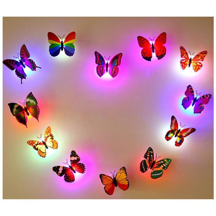 Combo 15 Đèn LED hình con bướm xinh xắn