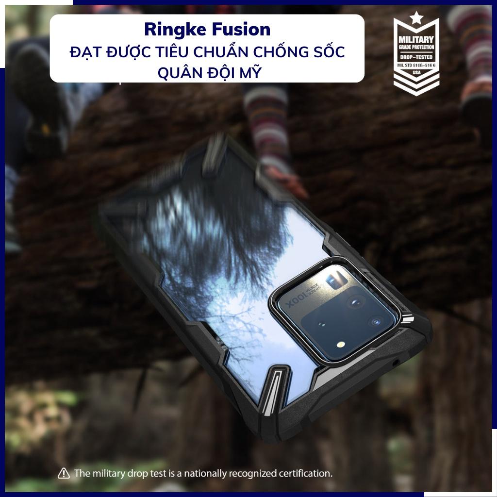 Ốp lưng s20 ultra RINGKE chính hãng trong suốt chống sốc FUSION X chống ố vàng phụ kiện điện thoại huỳnh tân - Hàng nhập khẩu