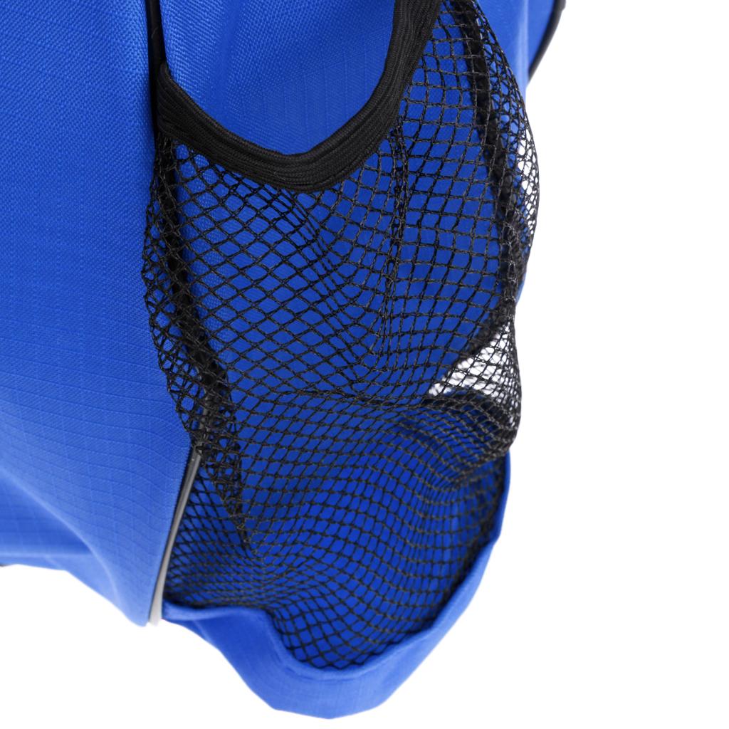 Waterproof Basketball Soccer Carrying Bag Volleyball Handbag Case with Adjustable Shoulder Strap Blue/Black/Red