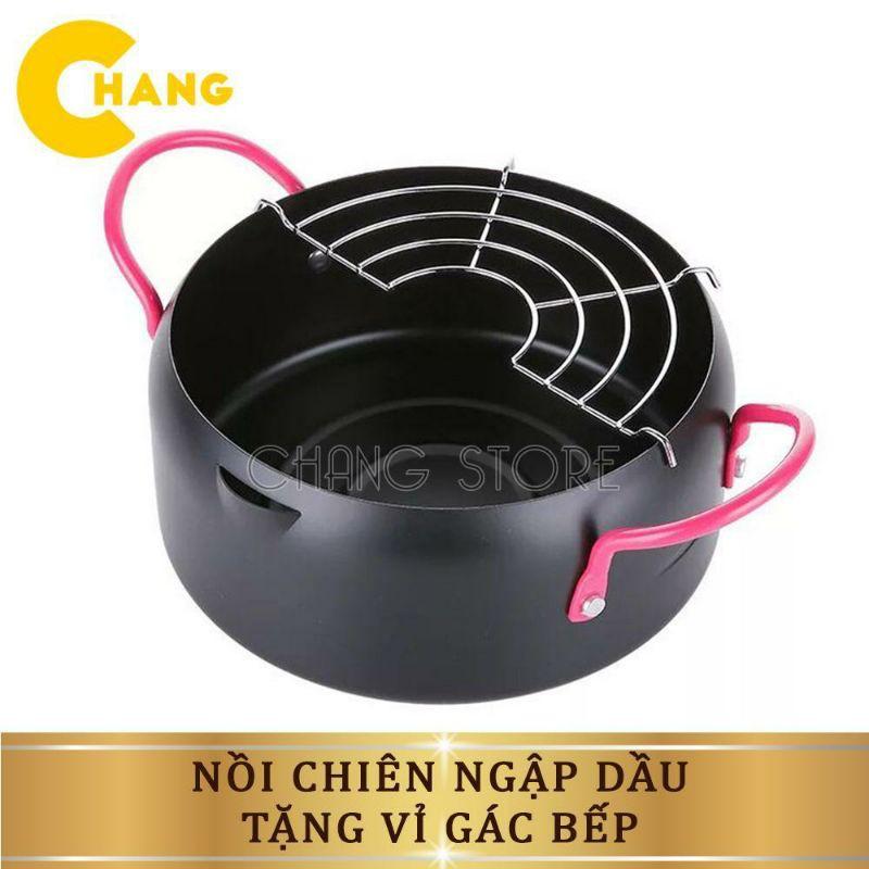 Nồi Chiên Lọc Dầu Tặng Kèm Khay Hứng Tiện Dụng