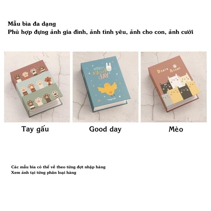 Album ảnh 6x9 chứa 200 ảnh mini instax, lomo card bìa giấy cứng nhiều mẫu bìa mới siêu cute