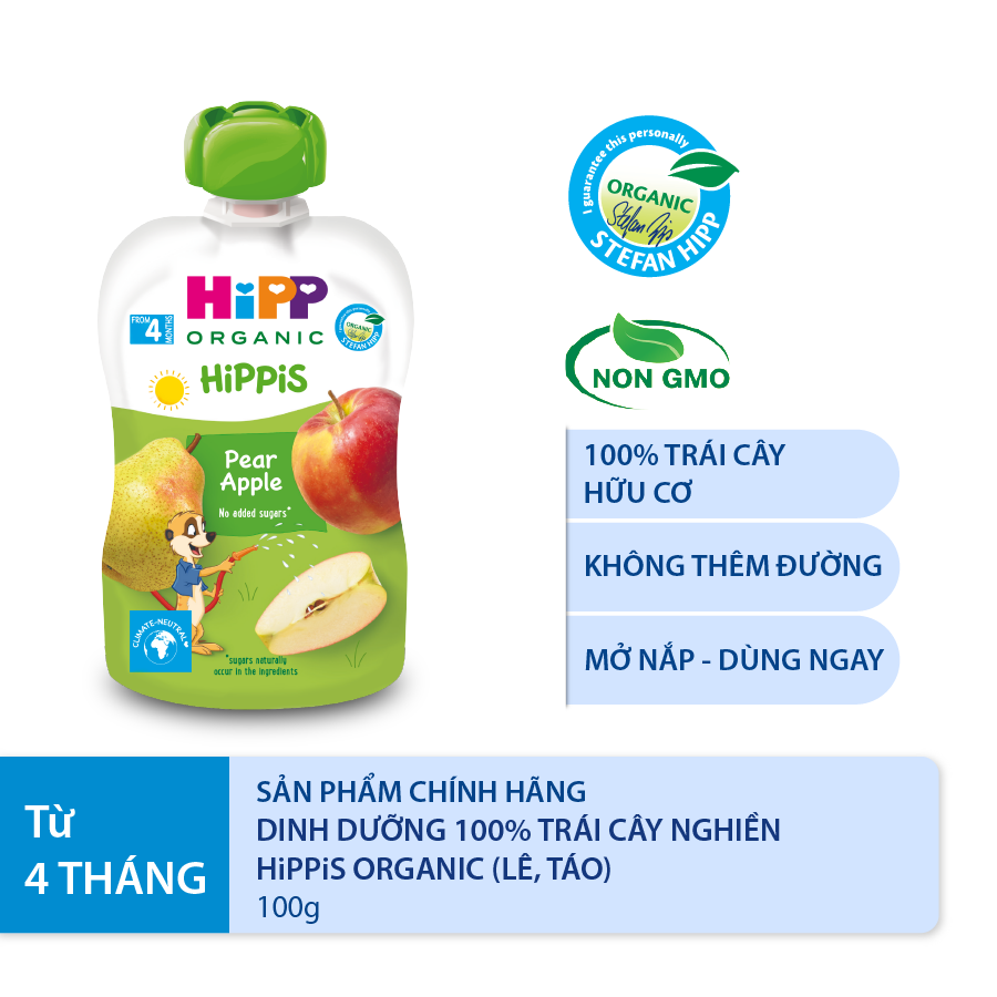 Combo ăn dặm HiPP Organic số 6: Cho bé ngủ sâu giấc