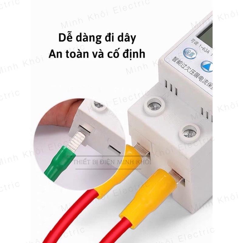 cos dẹt trần, đầu cốt dây điện pin dẹp , cosse đồng nối aptomat (CB)