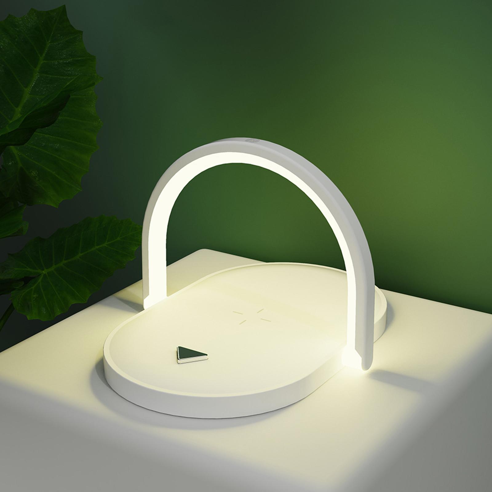 LED Desk Table Lamp 10W QI Wireless Phone Charger Reading Study Light