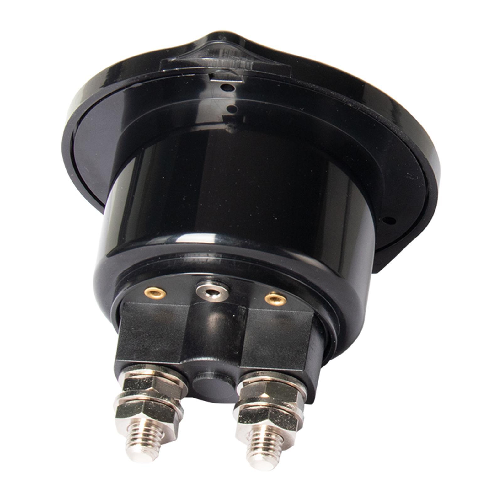 Single Battery Disconnect Switch Master Power Cut Off Switch for RV Black