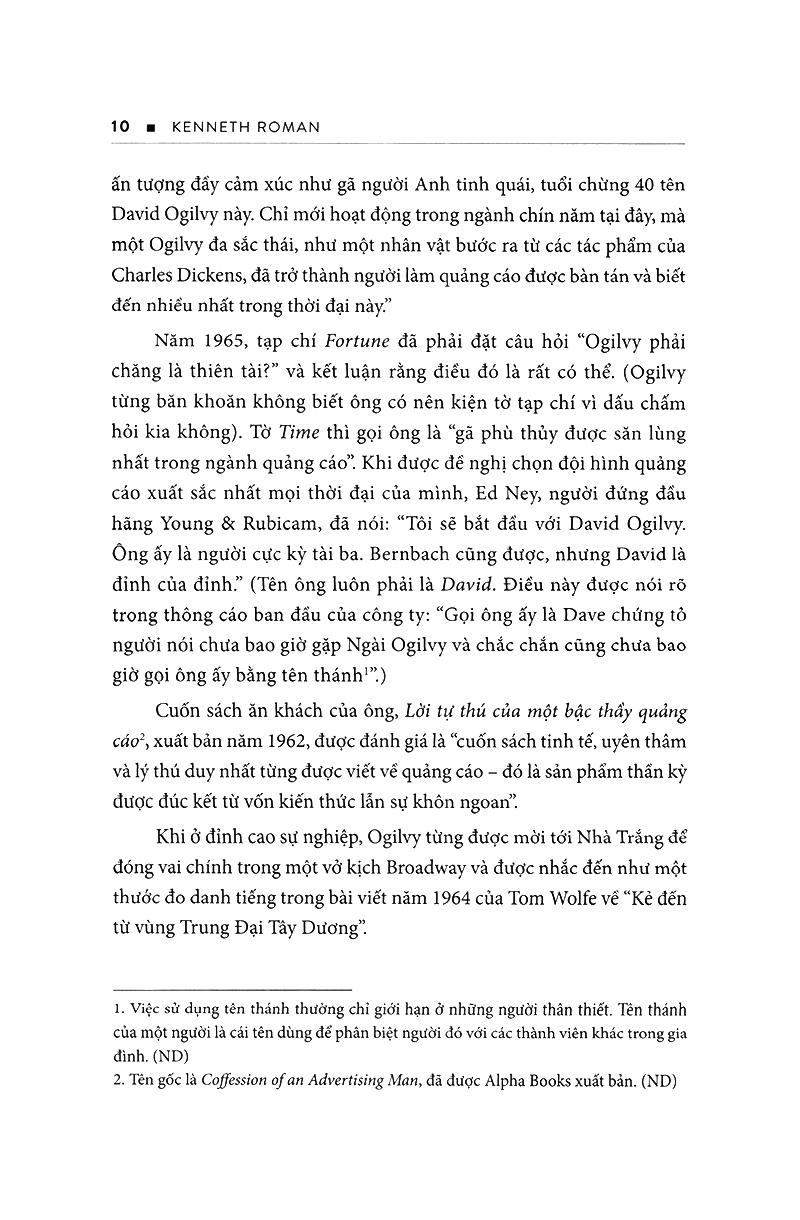 Sách David Ogilvy - Triều Đại Của Một Ông Hoàng Quảng Cáo