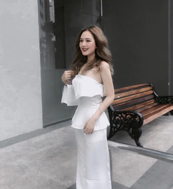 Set áo ống và quần suôn