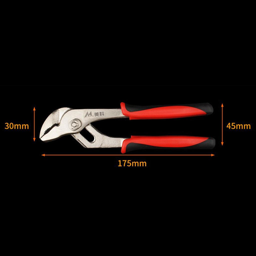 Adjustable Plumbing Pipe Pliers Wrench, Groove Joint Pliers 7 inch