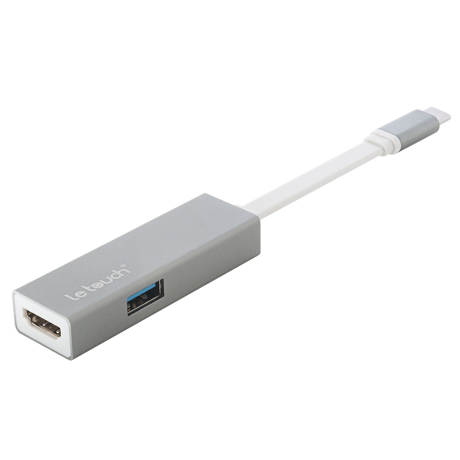 Bộ Hub Chuyển Đổi USB 3.0 Sang Type-C - HDMI Letouch - Hàng chính hãng