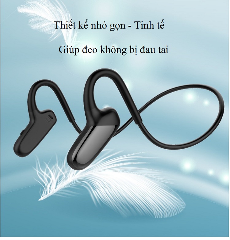 Tai nghe dẫn xương bluetooth F808 - Hàng Nhập Khẩu