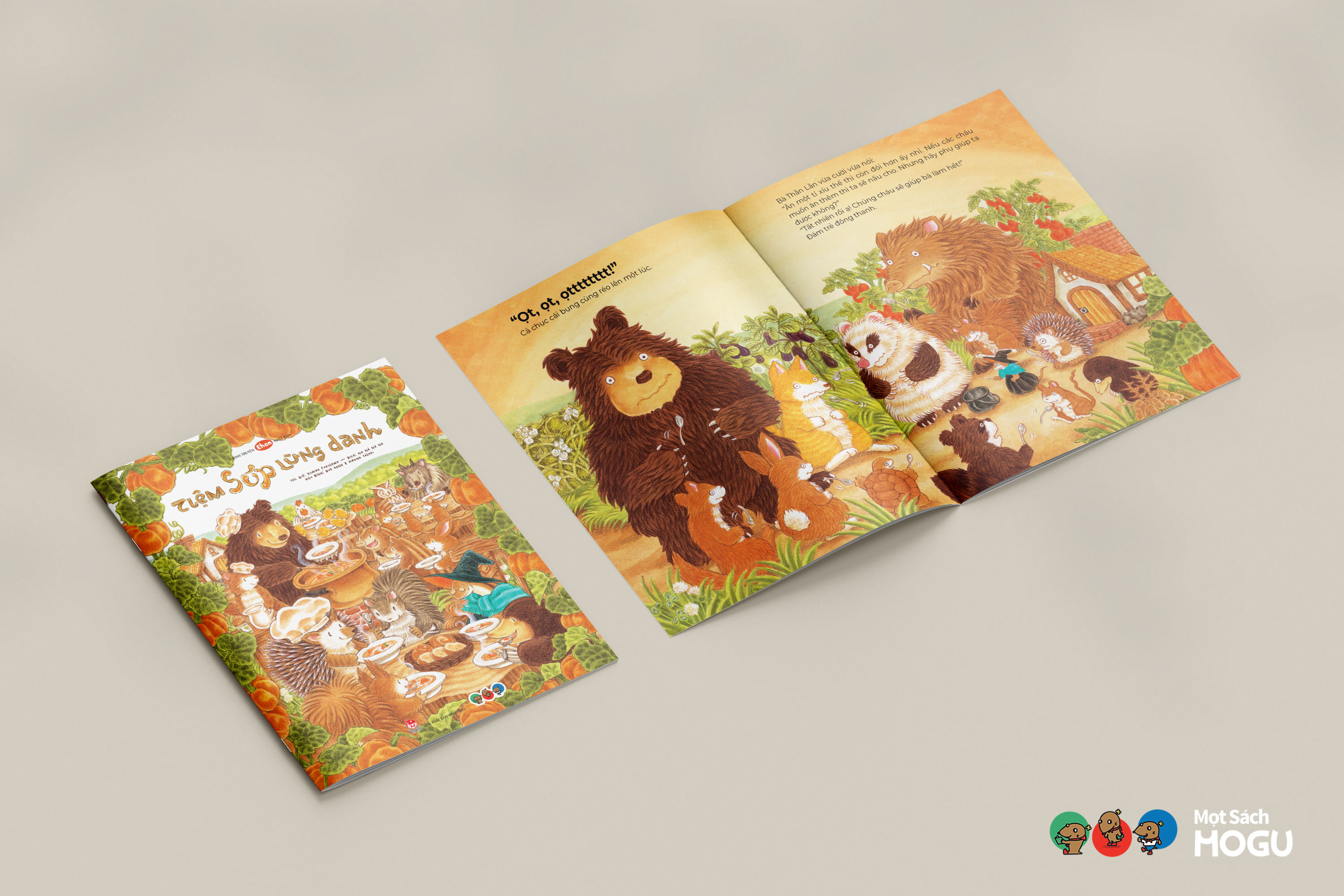 Truyện Ehon bé 3-4-5 tuổi - Tiệm súp lừng danh