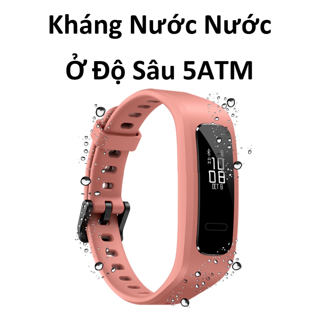 Vòng Đeo Tay Thông Minh HUAWEI Band 4e | Hướng Dẫn Chỉnh Dáng Chạy Bộ | Theo Dõi Guồng Chân Khi Đạp Xe |  Theo Dõi Hiệu Quả Luyện Tập Bóng Rổ | Hàng Chính Hãng