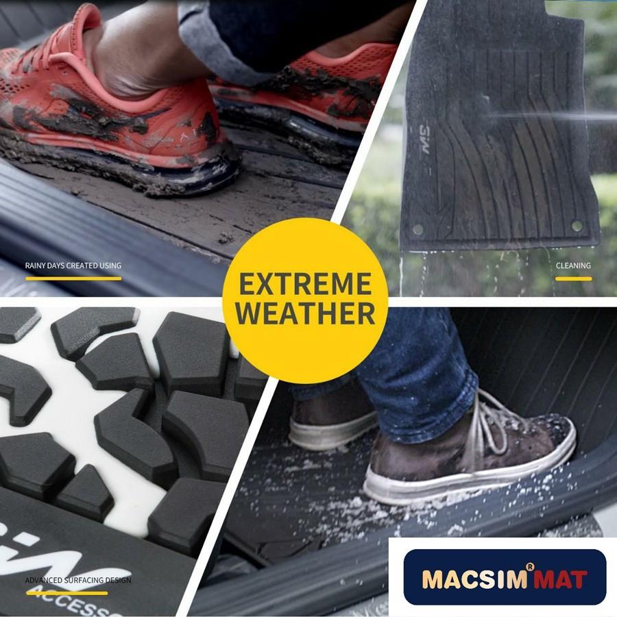 Thảm lót sàn BMW New 3 series 2019- nhãn hiệu Macsim 3W - chất liệu nhựa TPE đúc khuôn cao cấp - màu đen