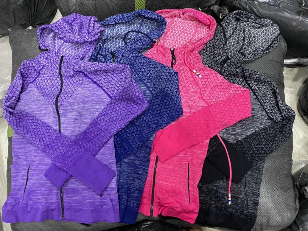 Áo Khoác Tập Gym, Áo Khoác Quả Trám Loang Màu Thể Thao