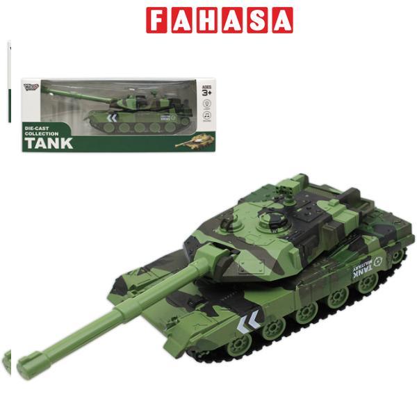 Đồ Chơi Mô Hình Xe Tăng Có Đèn Và Âm Thanh - Vecto VT75K - Màu Xanh Lá