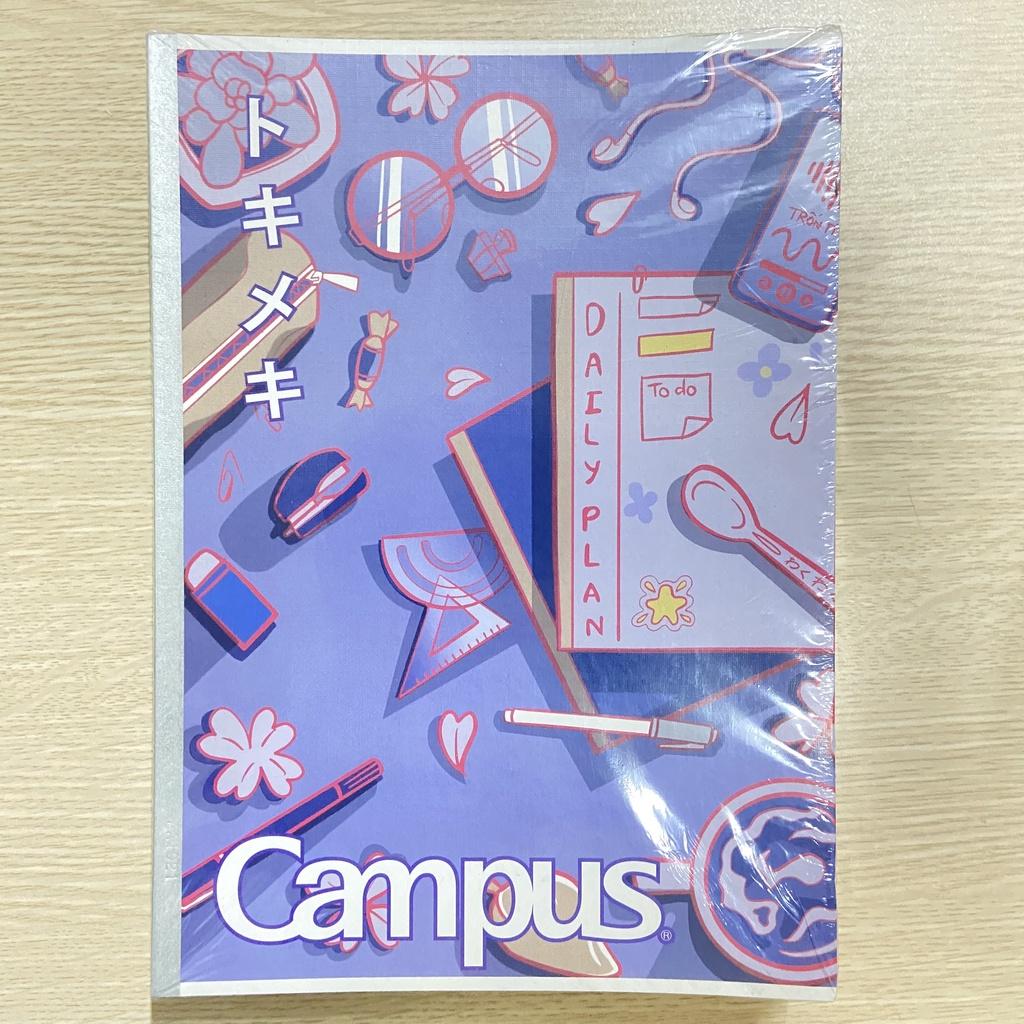 Lốc 10 Vở Campus STUDY WITH ME 80 trang