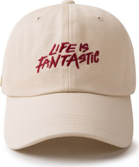 Mũ lưỡi trai thêu chữ LIFE IS FANTASTIC - LT614