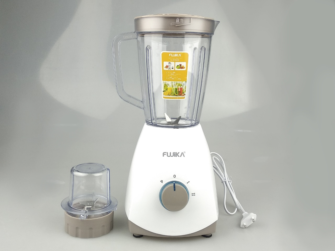 Máy Xay Sinh Tố 1.6L FUJIKA Công Suất 400W 2 Cối Xay Nhựa Cao Cấp Bền Bỉ - Hàng Chính Hãng