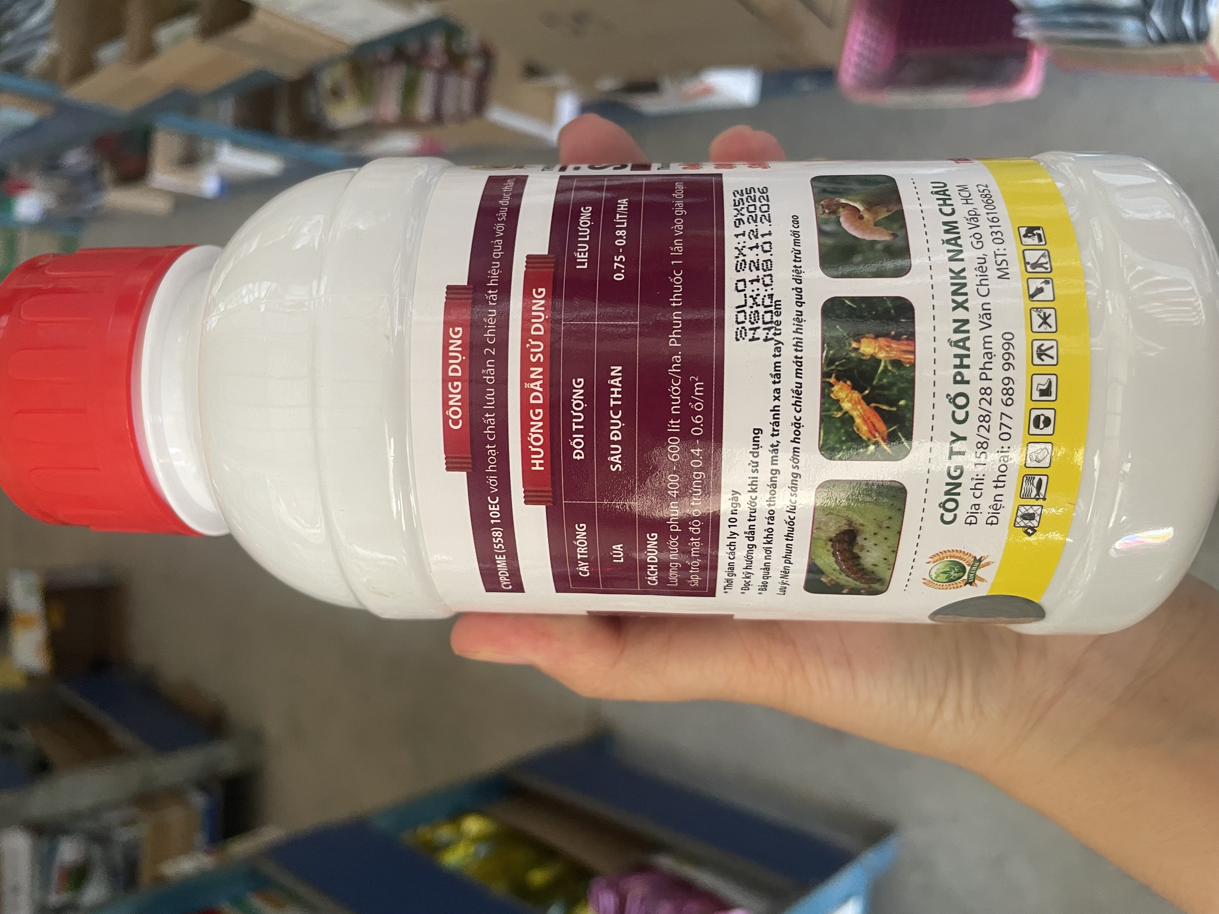 Thuốc trừ sâu đục thân, sâu đục quả, bọ xít, sâu cuốn lá (450ml)
