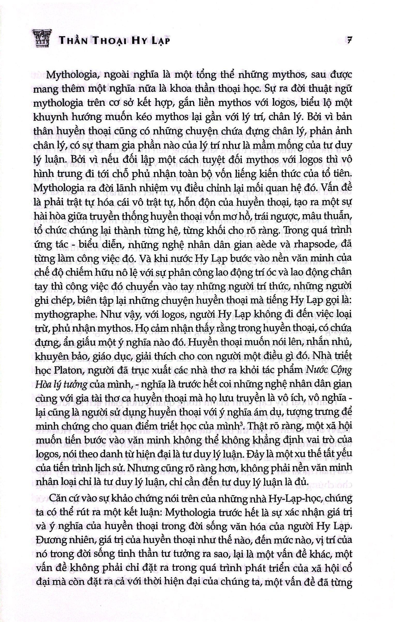 Thần Thoại Hy Lạp - Bìa Cứng (Tái Bản 2023)
