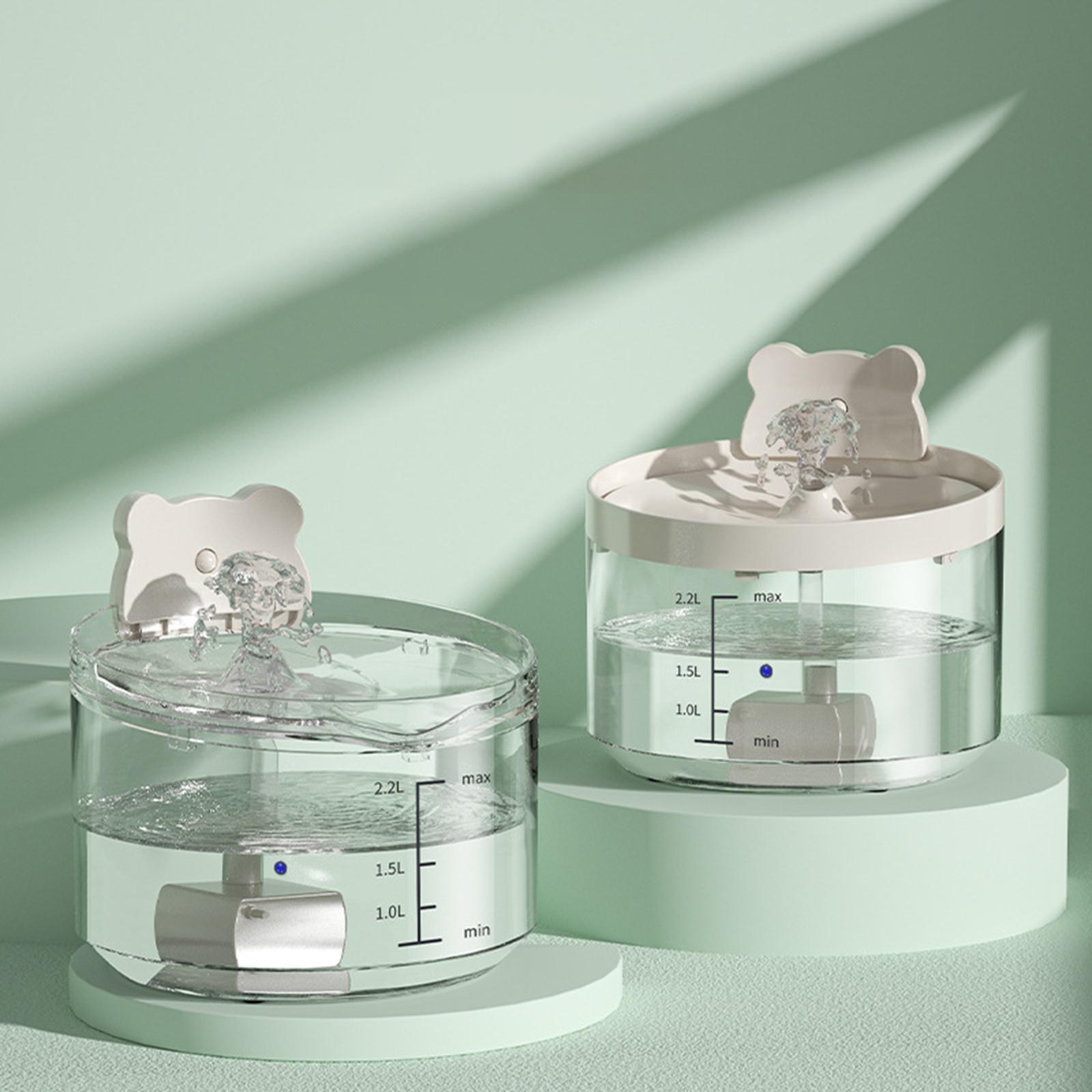 2.2L Automatic Cat Water Fountain  Drinking Dispenser Neck