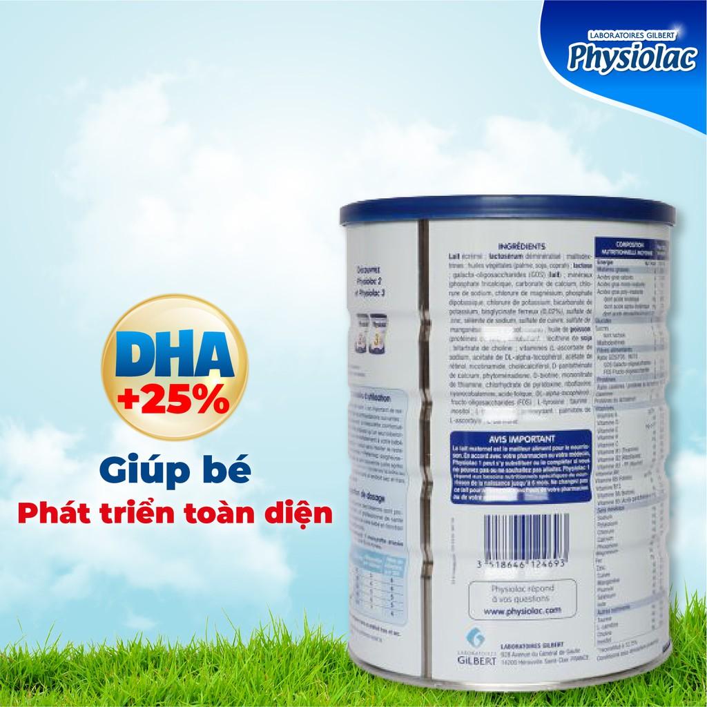 Sữa bột Physiolac 1 900g (Bổ sung DHA)