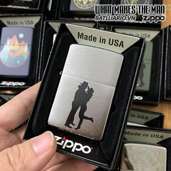 Bật Lửa Zippo 200 Cowboy Couple