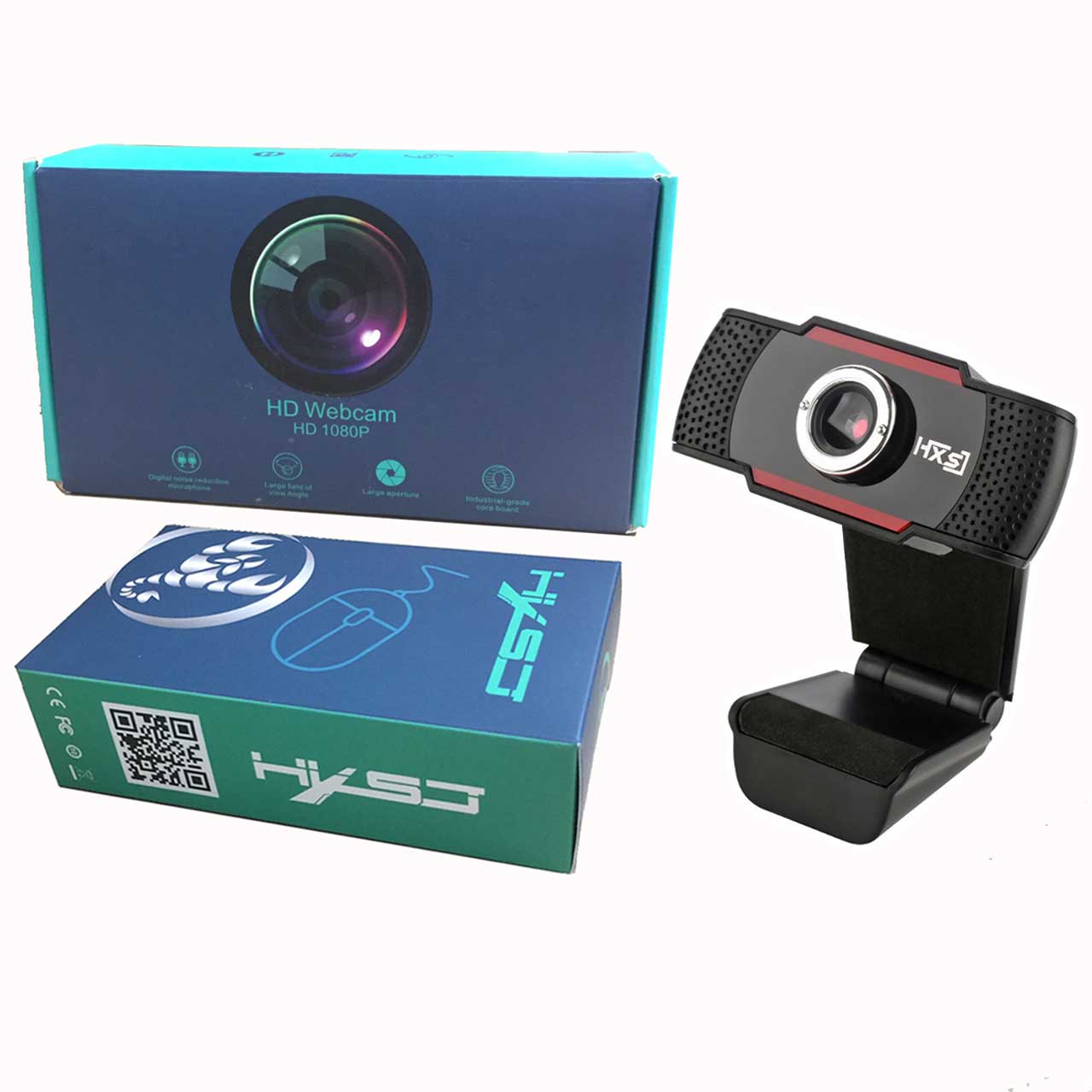 Webcam máy tính HXSJ S20 HD 640x480 Pixel USB3 2.0 Kèm Mic Cho Cuộc Gọi Video - Hàng Chính Hãng