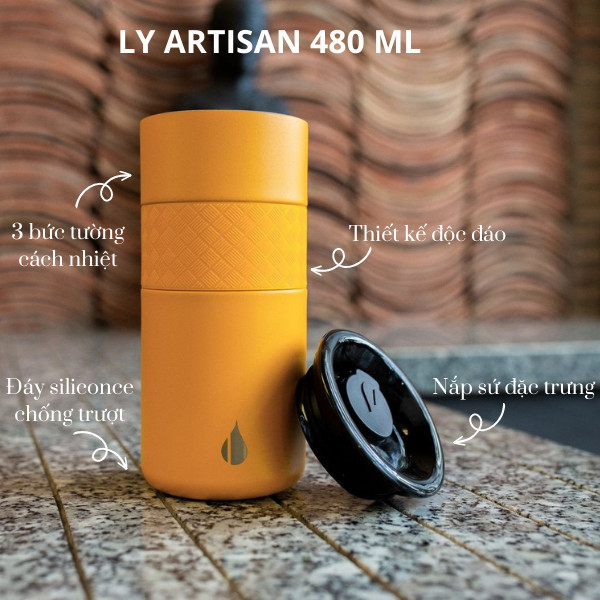 Bình giữ nhiệt Elemental cao cấp, set quà Ấm Áp, quà tặng ý nghĩa tặng người thân