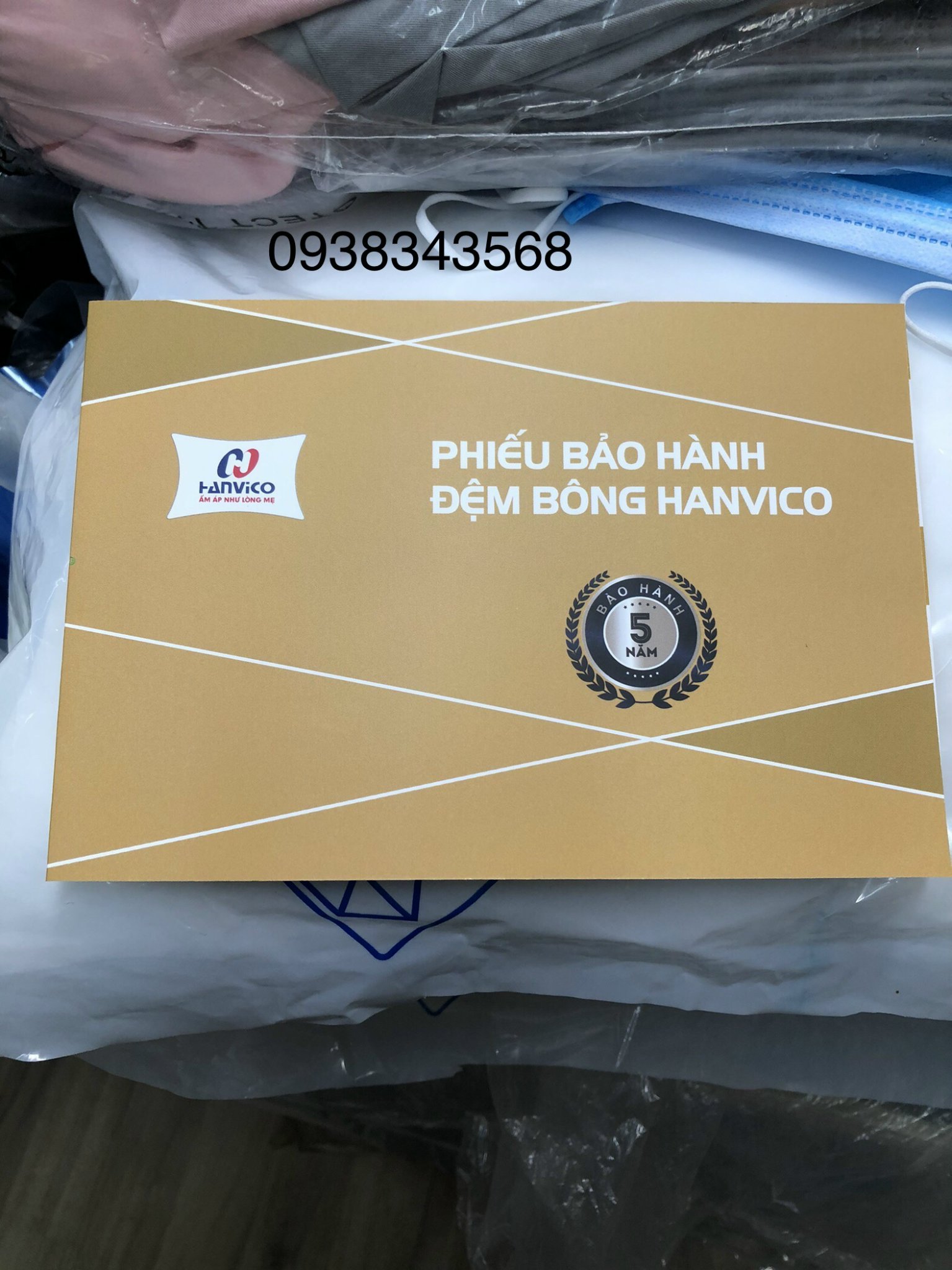 Đệm bông ép chống khuẩn Hanvico - Chính Hãng 100% - Rẻ Nhất Sàn