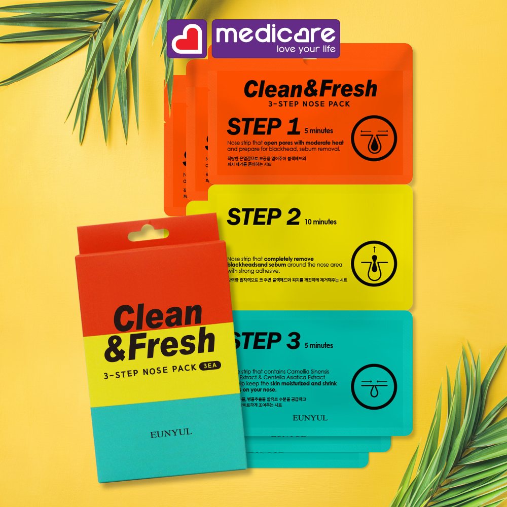 Miếng lột mũi 3 bước CLEAN &amp; FRESH