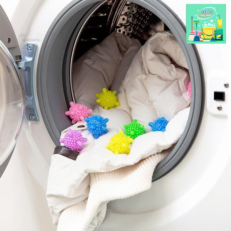 Bóng giặt lọc rác, cặn trong máy giặt. Quả cầu gai giặt quần áo máy giặt thông minh. - TT765