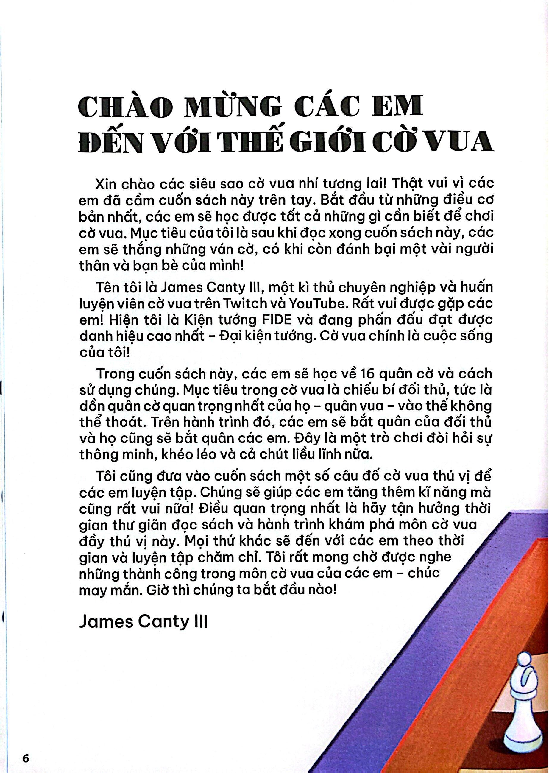 Sách - Cẩm Nang Cờ Vua - Học Cờ Vua Căn Bản Từ Một Kì Thủ Chuyên Nghiệp - Bìa Cứng