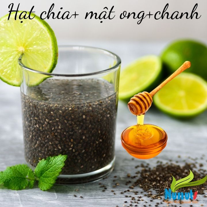 Hạt chia hữu cơ Nunuts (gói 100g) - Hạt chia Organic mẩy, nở đều, độ tinh khiết cao, không lẫn tạp chất.