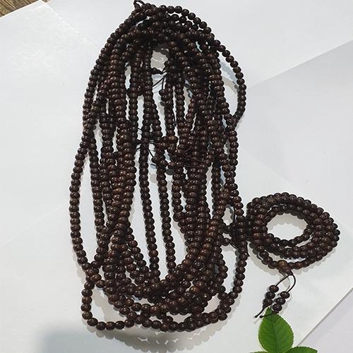 Vòng tay chuỗi gỗ vân 108 hạt 8li & 6li
