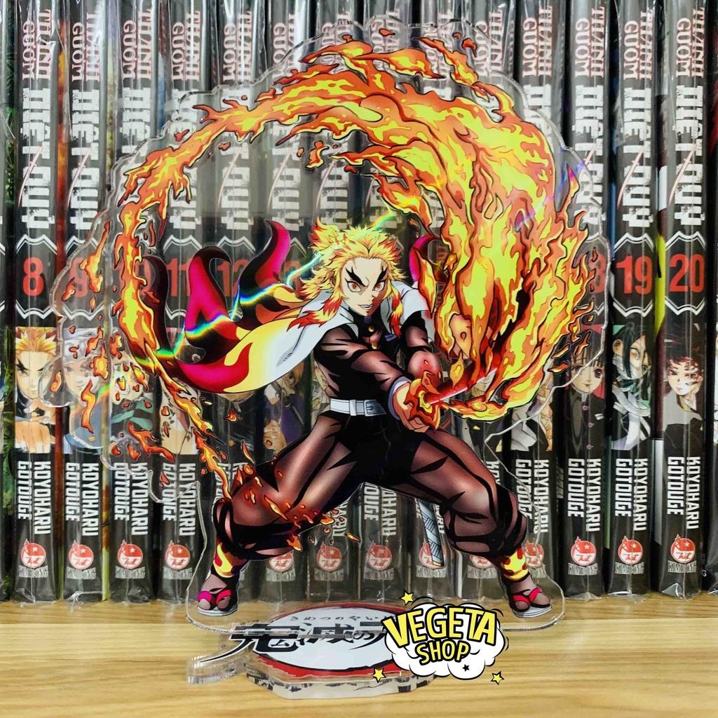 Mô Hình Tượng Standee Acrylic Mica 2 mặt Thanh Gươm Diệt Quỷ - Kimetsu No Yaiba - Tanjiro Nezuko Zenitsu Rengoku Giyu