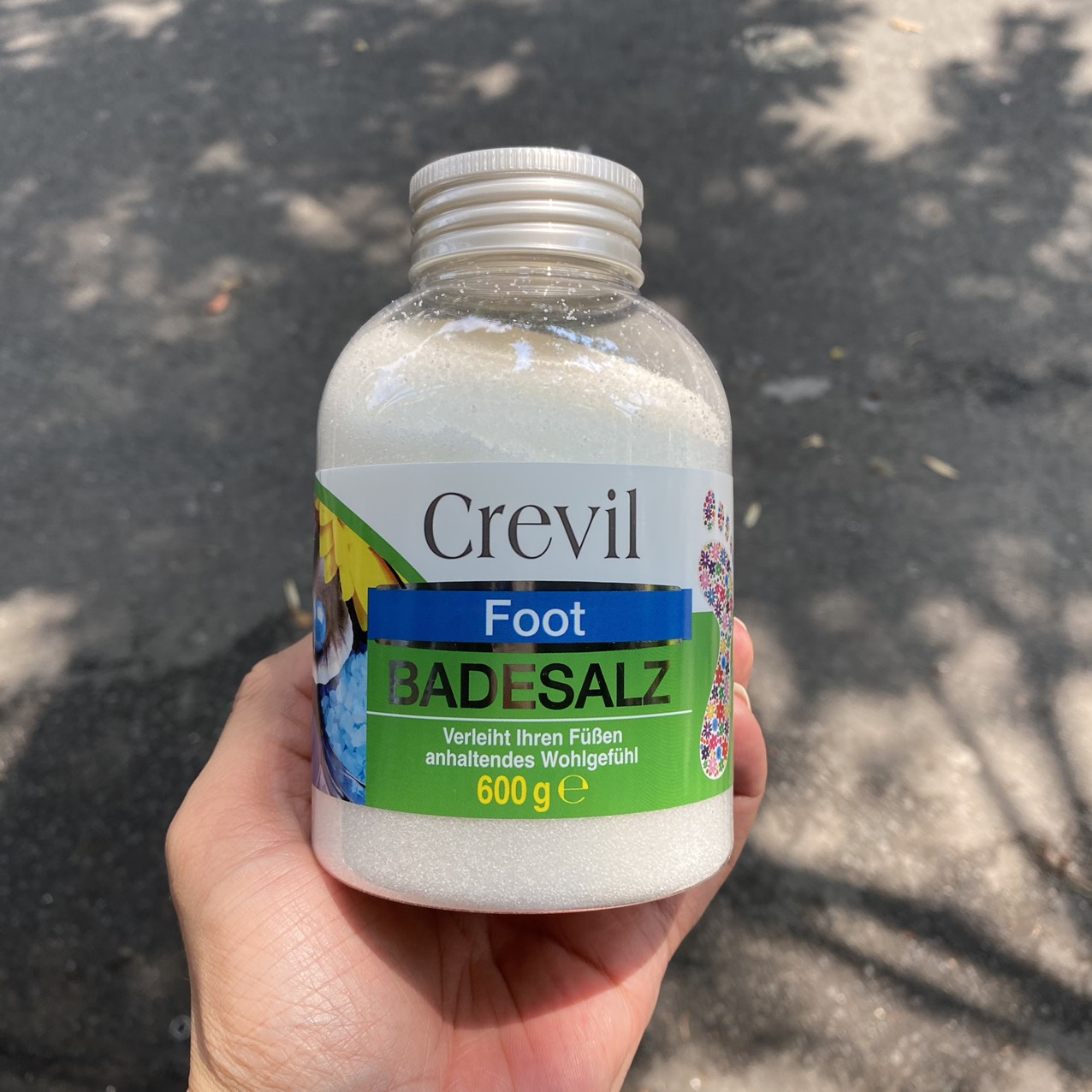 Muối ngâm chân thảo dược Crevil Foot Badesalz đau khớp, hôi chân - KBM02
