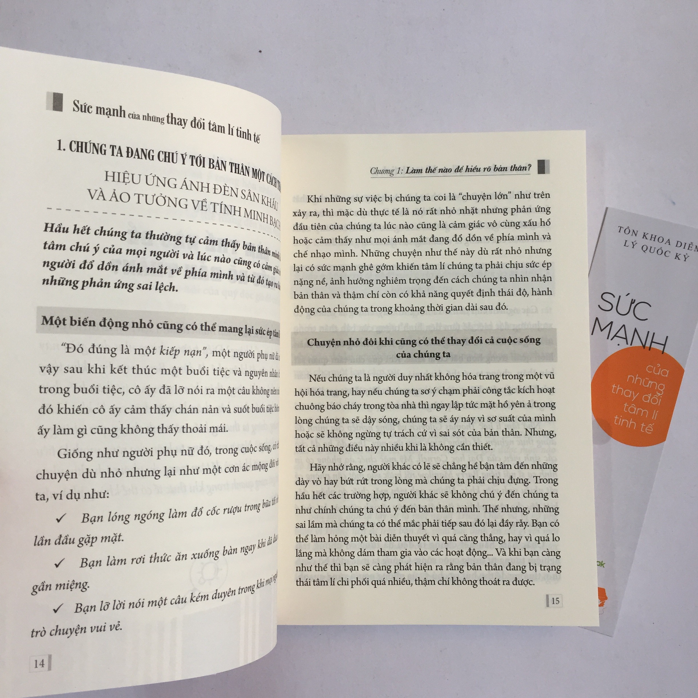 Sức Mạnh Của Những Thay Đổi Tâm Lý Tinh Tế kèm bookmark