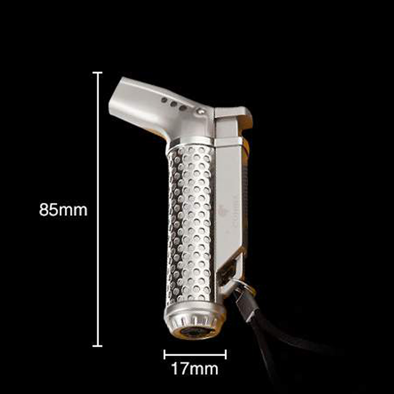 Vỏ Hột Quẹt Bật Lửa Khò 1 Tia Honest BCZ-351 Mỏ Vịt Họa Tiết Lưới - Hộp Quẹt Khò 1 Tia