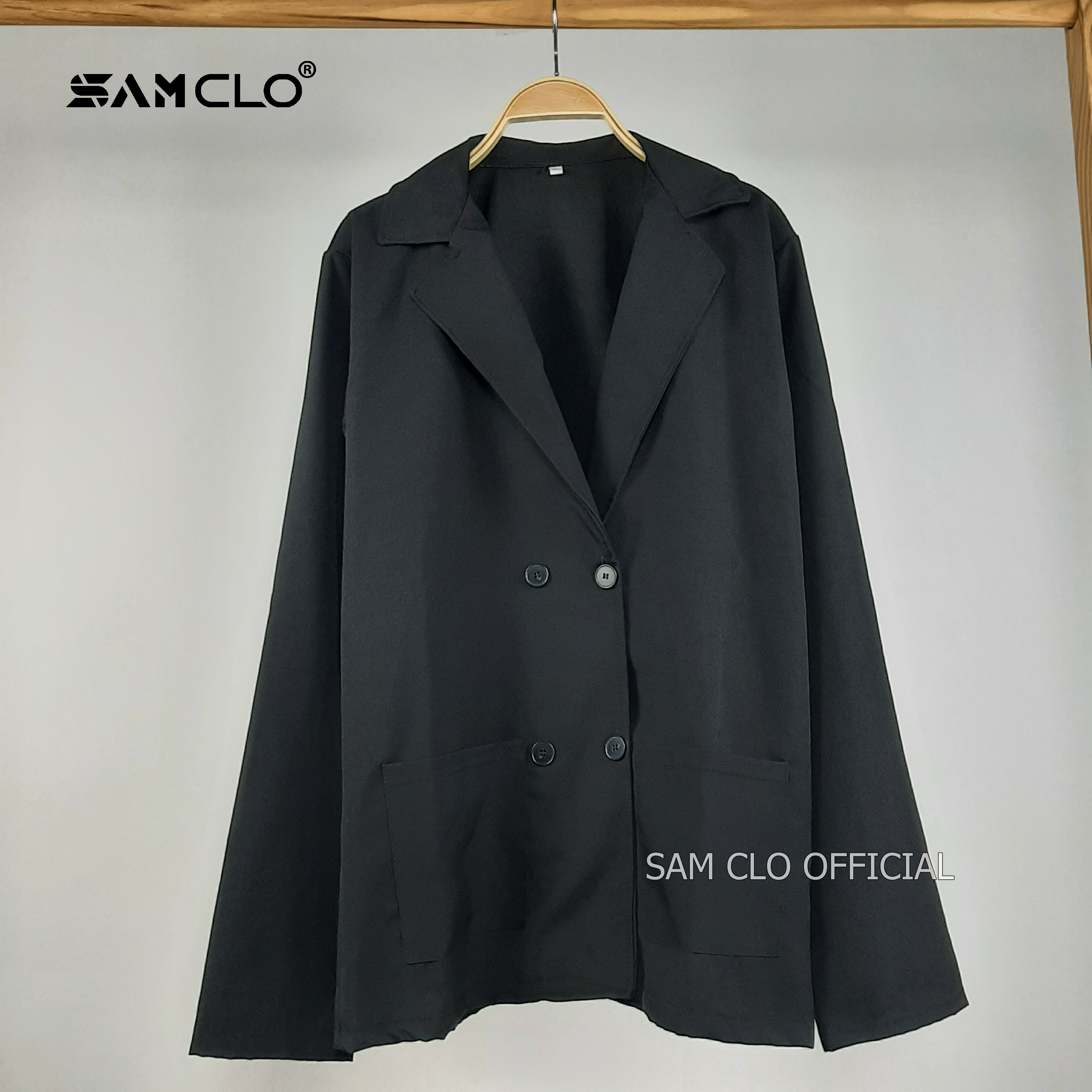 Áo khoác blazer KATE nam nữ SAM CLO form rộng unisex