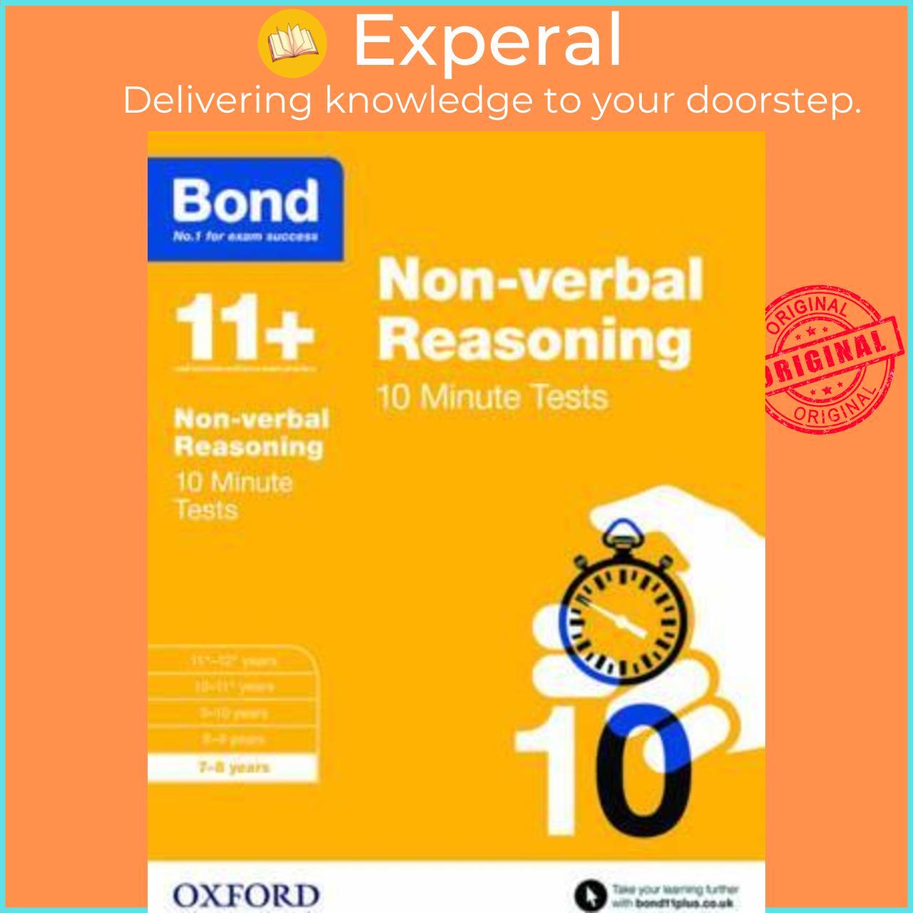 Sách - Bond 11+: Non-verbal Reasoning: 10 Minute Tests : 7-8 years by Alison Primrose