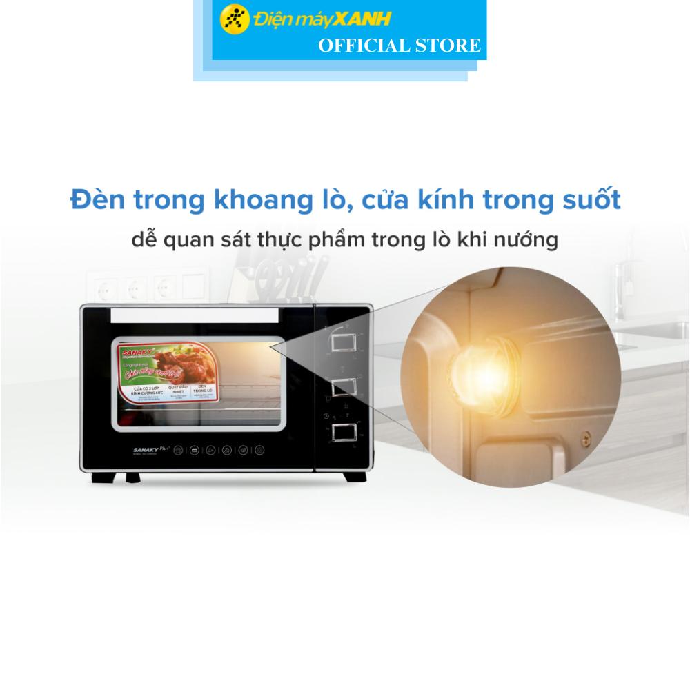 Lò nướng Sanaky VH3599S2D 35 lít - Hàng Chính Hãng