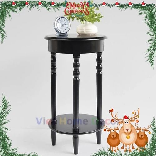 Bàn Trang Trí, Bàn Đèn, Tab Đầu Giường Chân Tiện 9203 - Thương hiệu Viet Home Decor