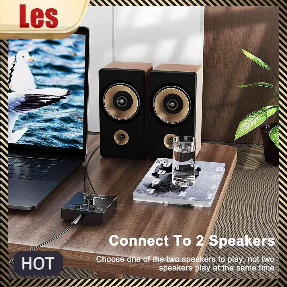 Bộ Chia Âm Thanh 2x1 / 1x2 3.5mm Chất Lượng Cao